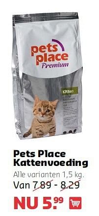 Aanbiedingen Pets place kattenvoeding - Huismerk - Pets Place - Geldig van 14/07/2014 tot 27/07/2014 bij Pets Place
