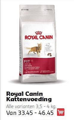Aanbiedingen Royal canin kattenvoeding - Royal Canin - Geldig van 14/07/2014 tot 27/07/2014 bij Pets Place