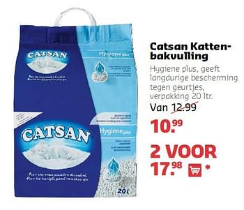 Aanbiedingen Catsan kattenbakvulling - Catsan - Geldig van 14/07/2014 tot 27/07/2014 bij Pets Place