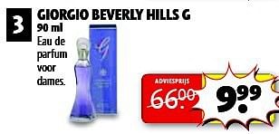 Aanbiedingen Giorgio beverly hills g - Giorgio Beverly Hills - Geldig van 15/07/2014 tot 20/07/2014 bij Kruidvat