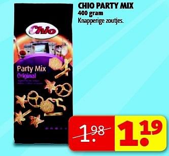 Aanbiedingen Chio party mix - Chio - Geldig van 15/07/2014 tot 20/07/2014 bij Kruidvat