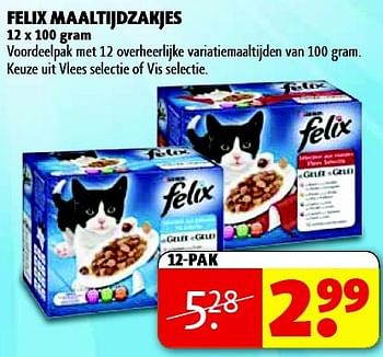 Aanbiedingen Felix maaltijdzakjes - Felix - Geldig van 15/07/2014 tot 20/07/2014 bij Kruidvat