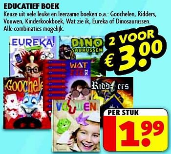 Aanbiedingen Educatief boek - Huismerk - Kruidvat - Geldig van 15/07/2014 tot 20/07/2014 bij Kruidvat