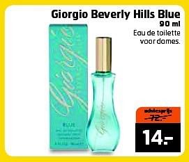 Aanbiedingen Giorgio beverly hills blue - Giorgio Beverly Hills - Geldig van 15/07/2014 tot 27/07/2014 bij Trekpleister