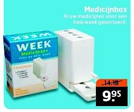 Aanbiedingen Medicijnbox - Huismerk - Trekpleister - Geldig van 15/07/2014 tot 27/07/2014 bij Trekpleister