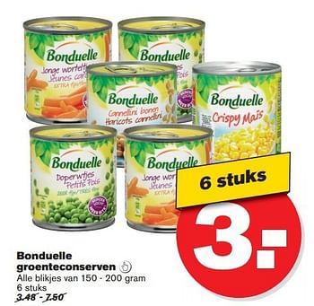 Aanbiedingen Bonduelle groenteconserven - Bonduelle - Geldig van 16/07/2014 tot 22/07/2014 bij Hoogvliet