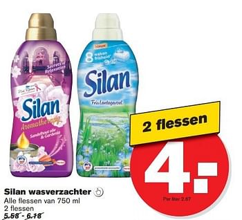 Aanbiedingen Silan wasverzachter - Silan - Geldig van 16/07/2014 tot 22/07/2014 bij Hoogvliet