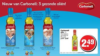 Aanbiedingen Carbonell olie - Carbonell - Geldig van 16/07/2014 tot 22/07/2014 bij Hoogvliet