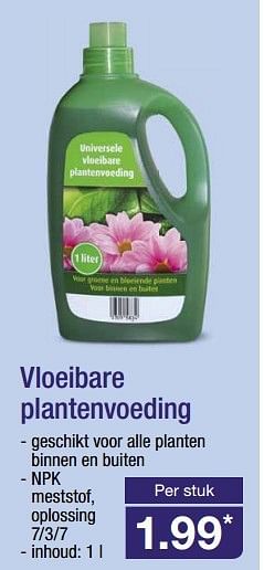 Aanbiedingen Vloeibare plantenvoeding - Huismerk - Aldi - Geldig van 16/07/2014 tot 22/07/2014 bij Aldi