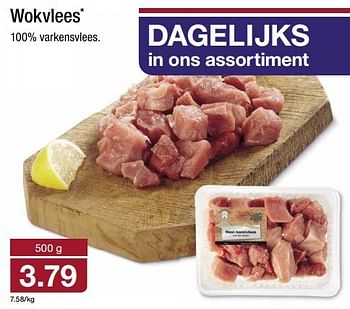 Aanbiedingen Wokvlees - Huismerk - Aldi - Geldig van 16/07/2014 tot 22/07/2014 bij Aldi