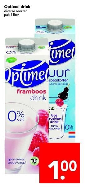 Aanbiedingen Optimel drink - Optimel - Geldig van 20/07/2014 tot 26/07/2014 bij Deen Supermarkten