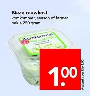 Aanbiedingen Bieze rauwkost - Bieze - Geldig van 20/07/2014 tot 26/07/2014 bij Deen Supermarkten