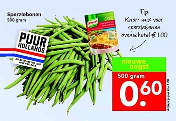 Aanbiedingen Sperziebonen - Huismerk deen supermarkt - Geldig van 20/07/2014 tot 26/07/2014 bij Deen Supermarkten