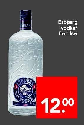 Aanbiedingen Esbjærg vodka - Esbjaerg - Geldig van 20/07/2014 tot 26/07/2014 bij Deen Supermarkten