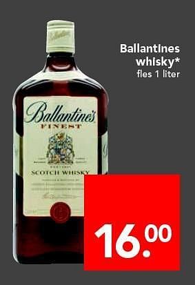 Aanbiedingen Ballantines whisky - Ballantine's - Geldig van 20/07/2014 tot 26/07/2014 bij Deen Supermarkten