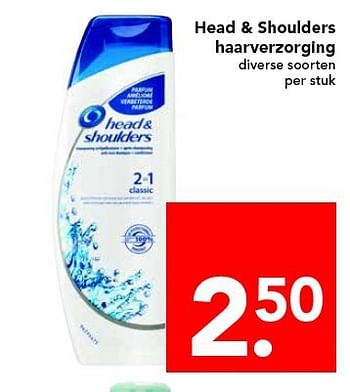 Aanbiedingen Head + shoulders haarverzorging - Head &amp; Shoulders - Geldig van 20/07/2014 tot 26/07/2014 bij Deen Supermarkten