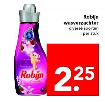 Aanbiedingen Robijn wasverzachter - Robijn - Geldig van 20/07/2014 tot 26/07/2014 bij Deen Supermarkten