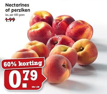 Aanbiedingen Nectarines of perziken - Huismerk - Em-té - Geldig van 20/07/2014 tot 26/07/2014 bij Em-té