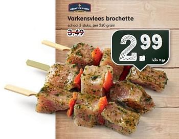 Aanbiedingen Varkensvlees brochette - Huismerk - Em-té - Geldig van 20/07/2014 tot 26/07/2014 bij Em-té