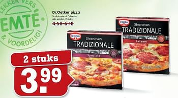 Aanbiedingen Dr.oetker pizza - Dr. Oetker - Geldig van 20/07/2014 tot 26/07/2014 bij Em-té