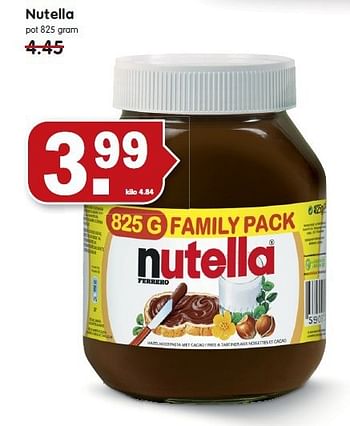 Aanbiedingen Nutella - Nutella - Geldig van 20/07/2014 tot 26/07/2014 bij Em-té