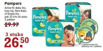 Aanbiedingen Pampers - Pampers - Geldig van 20/07/2014 tot 26/07/2014 bij Em-té