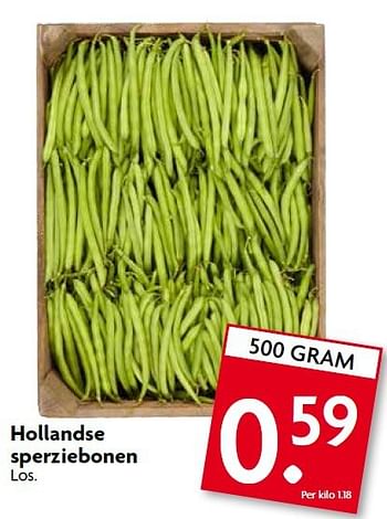 Aanbiedingen Hollandse sperziebonen - Huismerk - Deka Markt - Geldig van 20/07/2014 tot 26/07/2014 bij Deka Markt