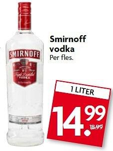 Aanbiedingen Smirnoff vodka - Smirnoff - Geldig van 20/07/2014 tot 26/07/2014 bij Deka Markt