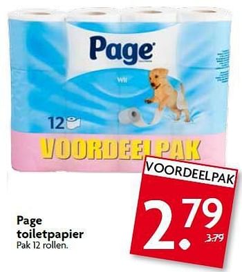 Aanbiedingen Page toiletpapier - Page - Geldig van 20/07/2014 tot 26/07/2014 bij Deka Markt