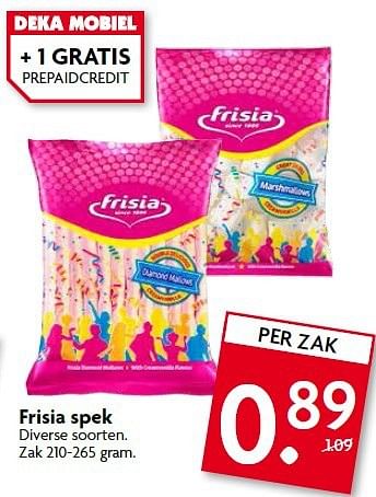 Aanbiedingen Frisia spek - Frisia - Geldig van 20/07/2014 tot 26/07/2014 bij Deka Markt