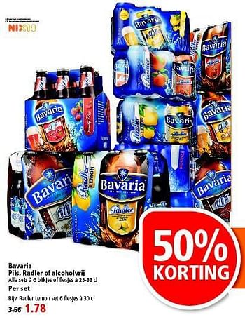 Aanbiedingen Bavaria pils, radler of alcoholvrij - Bavaria - Geldig van 20/07/2014 tot 28/07/2014 bij Plus