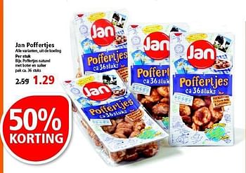 Aanbiedingen Jan poffertjes - Jan - Geldig van 20/07/2014 tot 28/07/2014 bij Plus
