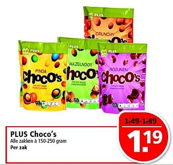 Aanbiedingen Plus choco`s - Huismerk - Plus - Geldig van 20/07/2014 tot 28/07/2014 bij Plus