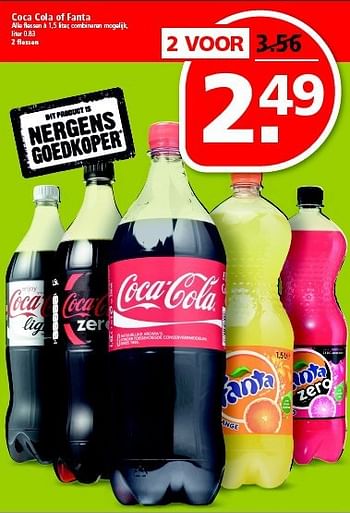 Aanbiedingen Coca cola of fanta - Coca Cola - Geldig van 20/07/2014 tot 28/07/2014 bij Plus