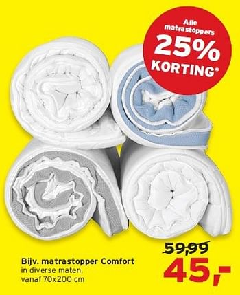 Aanbiedingen Matrastopper comfort - Huismerk - Leen Bakker - Geldig van 20/07/2014 tot 02/08/2014 bij Leen Bakker