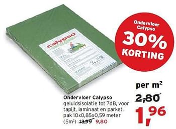 Aanbiedingen Ondervloer calypso - Huismerk - Leen Bakker - Geldig van 20/07/2014 tot 02/08/2014 bij Leen Bakker