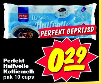 Aanbiedingen Perfekt halfvolle koffiemelk - Perfekt - Geldig van 21/07/2014 tot 21/07/2014 bij Nettorama