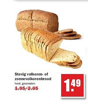 Aanbiedingen Stevig volkoren- of zonnevolkorenbrood - Huismerk - MCD Supermarkten - Geldig van 21/07/2014 tot 26/07/2014 bij MCD Supermarkten