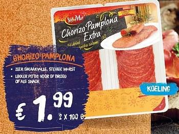 Aanbiedingen Chorizo pamplona - Sol &amp; Mar - Geldig van 21/07/2014 tot 27/07/2014 bij Lidl