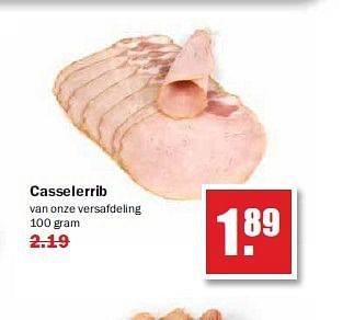 Aanbiedingen Casselerrib van onze versafdeling - Huismerk - MCD Supermarkten - Geldig van 21/07/2014 tot 26/07/2014 bij MCD Supermarkten