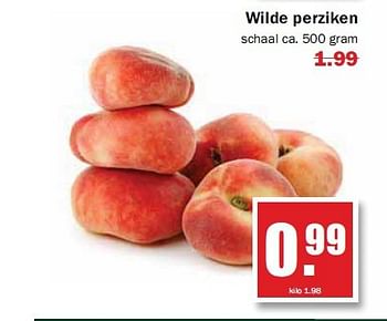 Aanbiedingen Wilde perziken - Huismerk - MCD Supermarkten - Geldig van 21/07/2014 tot 26/07/2014 bij MCD Supermarkten