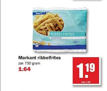 Aanbiedingen Markant ribbelfrites - Markant - Geldig van 21/07/2014 tot 26/07/2014 bij MCD Supermarkten