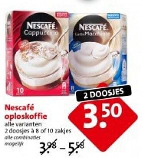 Aanbiedingen Nescafé oploskoffie - Nescafe - Geldig van 21/07/2014 tot 22/07/2014 bij C1000