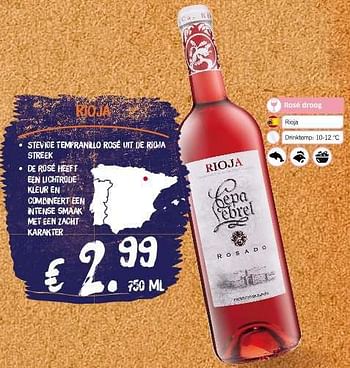 Aanbiedingen Rioja - Rosé wijnen - Geldig van 21/07/2014 tot 27/07/2014 bij Lidl