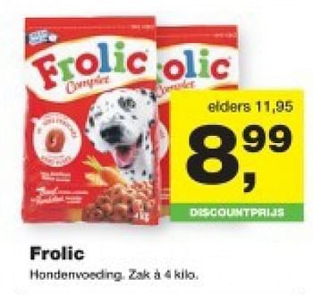 Aanbiedingen Frolic hondenvoeding - Frolic - Geldig van 21/07/2014 tot 03/08/2014 bij Jumper