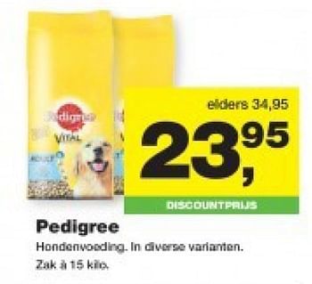 Aanbiedingen Pedigree hondenvoeding - Pedigree - Geldig van 21/07/2014 tot 03/08/2014 bij Jumper