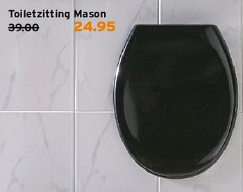 Aanbiedingen Toiletzitting mason - Huismerk - Gamma - Geldig van 21/07/2014 tot 27/07/2014 bij Gamma