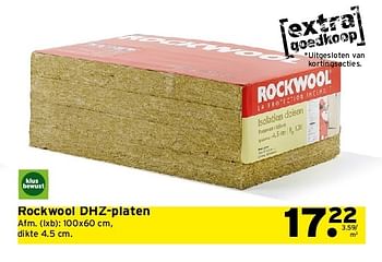 Aanbiedingen Rockwool dhz-platen - Rockwool - Geldig van 21/07/2014 tot 27/07/2014 bij Gamma