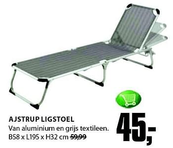 Aanbiedingen Ajstrup ligstoel - Huismerk - Jysk - Geldig van 21/07/2014 tot 03/08/2014 bij Jysk
