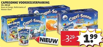 Aanbiedingen Caprisonne voordeelverpakking - Capri Sonne - Geldig van 22/07/2014 tot 03/08/2014 bij Kruidvat